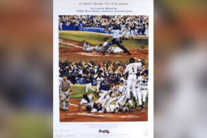 The Atlanta Braves: It Ain't Over 'Til It's Over-Sid's Slide Print.
